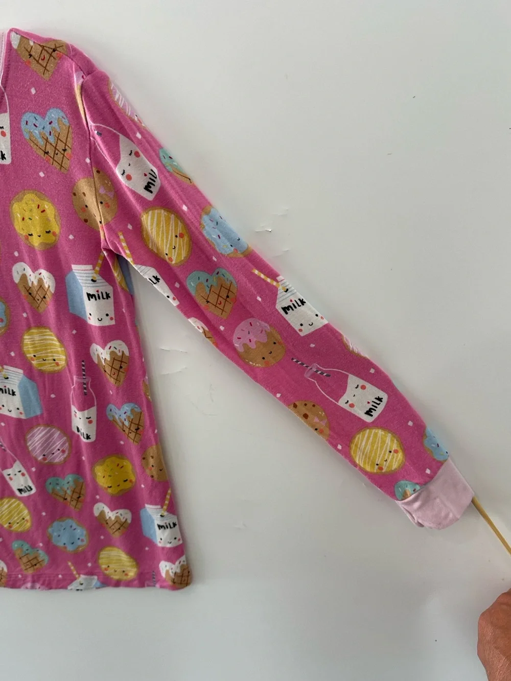 Little Sleepies Cookies & Milk PJ Pajama Set Pink Girls 5/6
